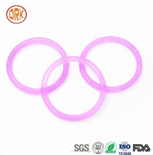Customization Purple Translucent Silicone Rubber O Ring Seal Ring Gasket For Shaft Seal