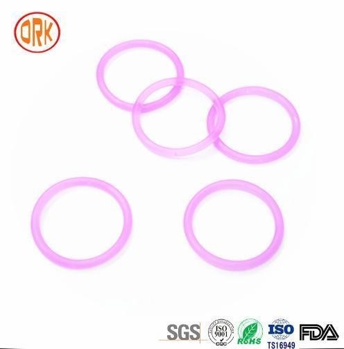 Customization Purple Translucent Silicone Rubber O Ring Seal Ring Gasket For Shaft Seal