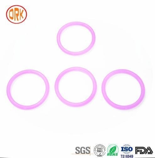 Customization Purple Translucent Silicone Rubber O Ring Seal Ring Gasket For Shaft Seal