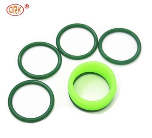 Green Good Elongation Seals FDA Wras LFGB Certified Food Grade Silicone O-Ring with Temperature -60- 350 Degree