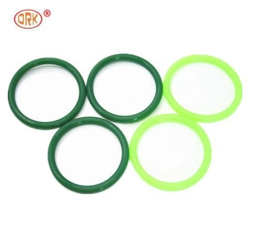 Green Good Elongation Seals FDA Wras LFGB Certified Food Grade Silicone O-Ring with Temperature -60- 350 Degree