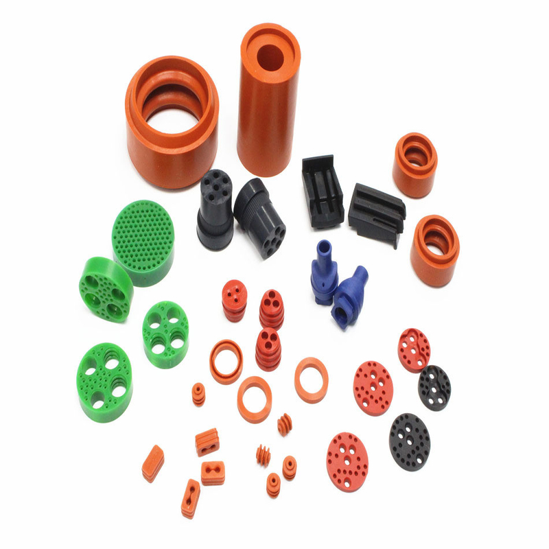 Customer's Request Multi-Pin Wire Connectors with Floating Seal and Silicone Rubber Seals