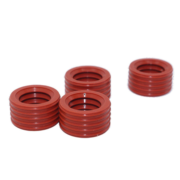 Customized Red U-Shaped NBR USH Hydraulic Seal Rings for Energy Storage Connector