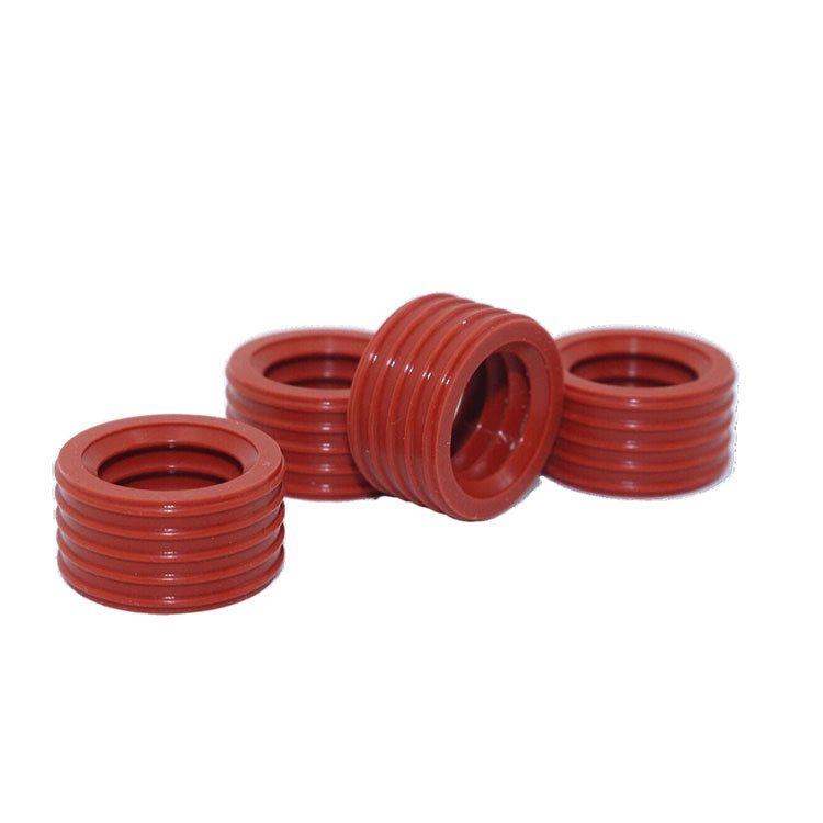 Customized Red U-Shaped NBR USH Hydraulic Seal Rings for Energy Storage Connector