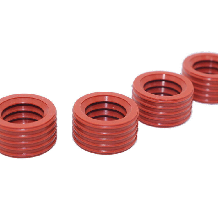 Customized Red U-Shaped NBR USH Hydraulic Seal Rings for Energy Storage Connector