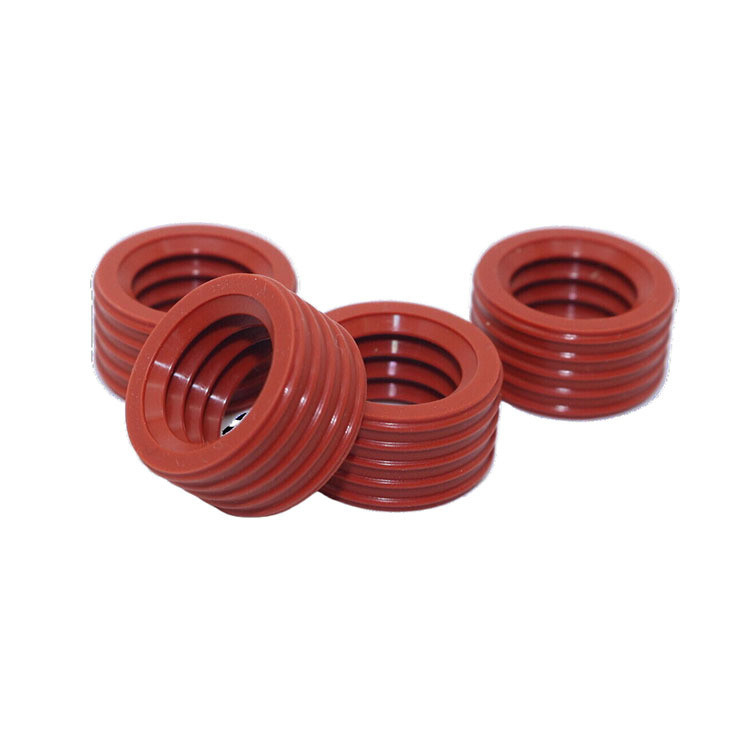 Customized Red U-Shaped NBR USH Hydraulic Seal Rings for Energy Storage Connector