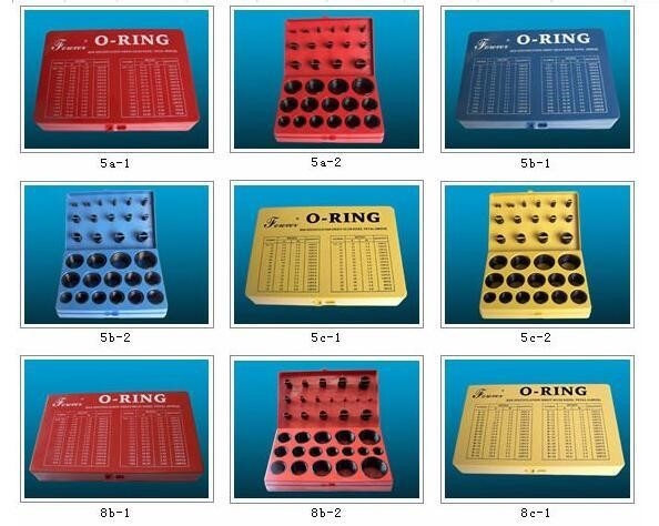 ORK 382pcs/386pcs/407pcs/408pcs Fkm or Nbr Rubber O-Ring Seals Box/Kit for Sealing