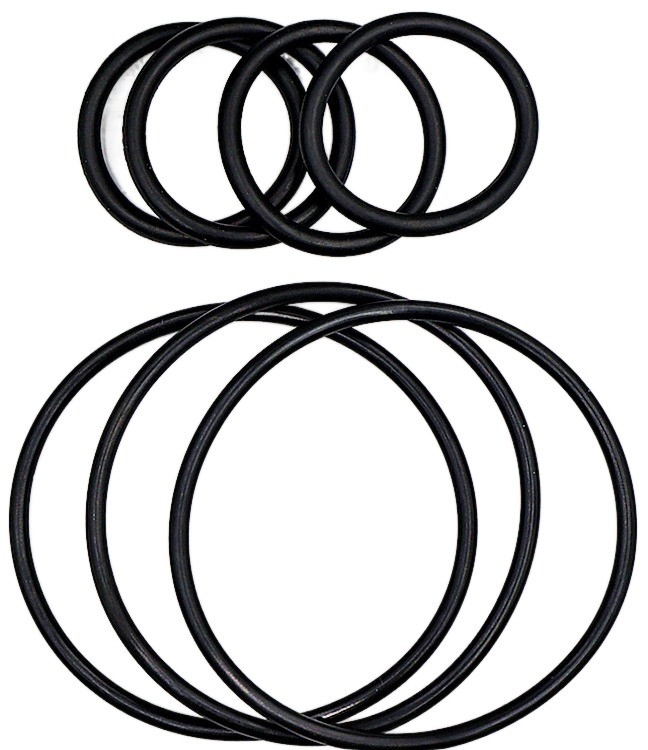 20-90 Shore Hardness Rubber O Ring for Industrial in NBR HNBR EPDM FKM Aflas and FFKM