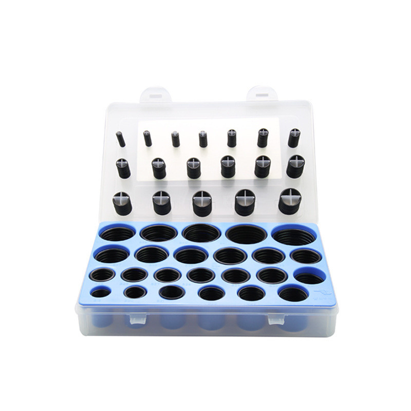 Transparent Box Black NBR O-Ring Repair Kit for Red Yellow Blue Air Conditioning Auto Butyl Rubber