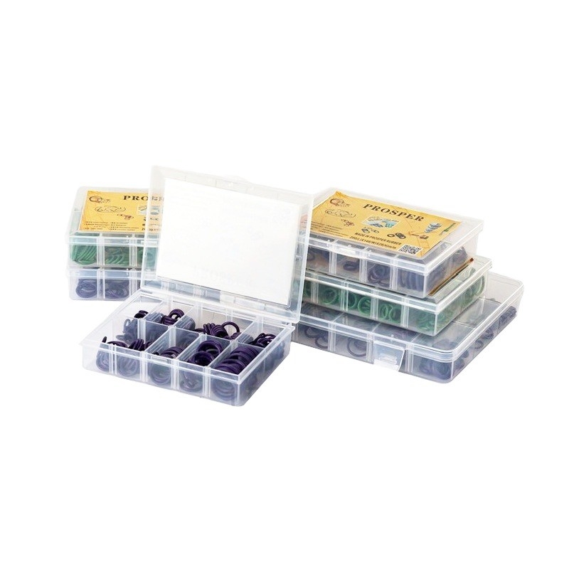 NBR O Ring Valve Rubber Seal Assortment Kit 382 Pcs Black O Rings For Hydraulic Repair