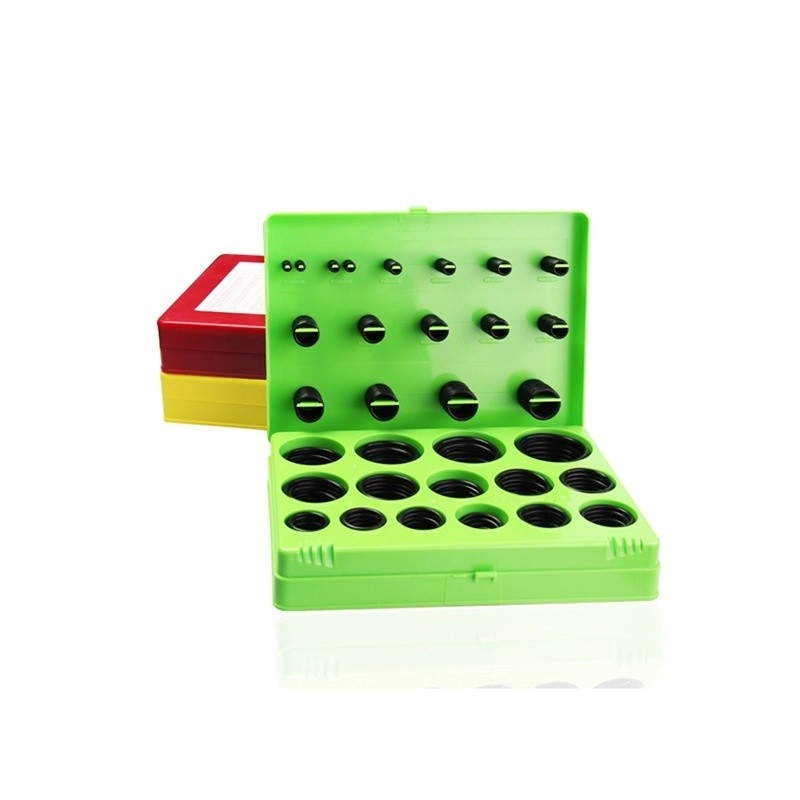 NBR O Ring Valve Rubber Seal Assortment Kit 382 Pcs Black O Rings For Hydraulic Repair