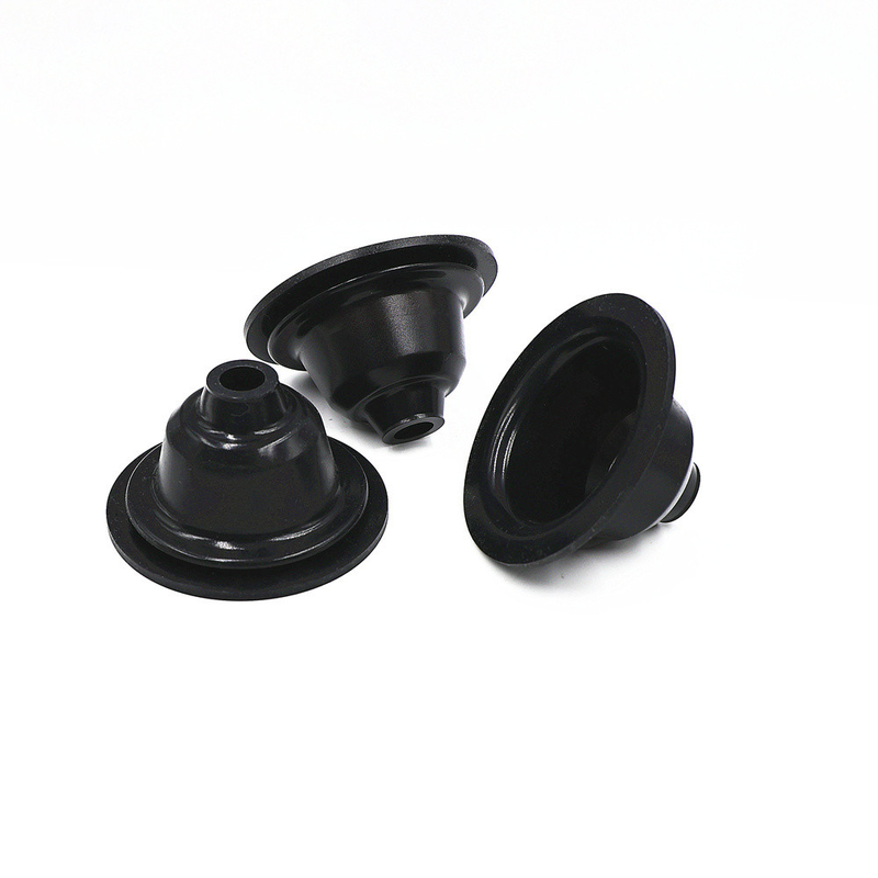IRHD 30 - 90 Shore A Hardness Dustproof Rubber Seal Black Rubber Boot Seals Customized