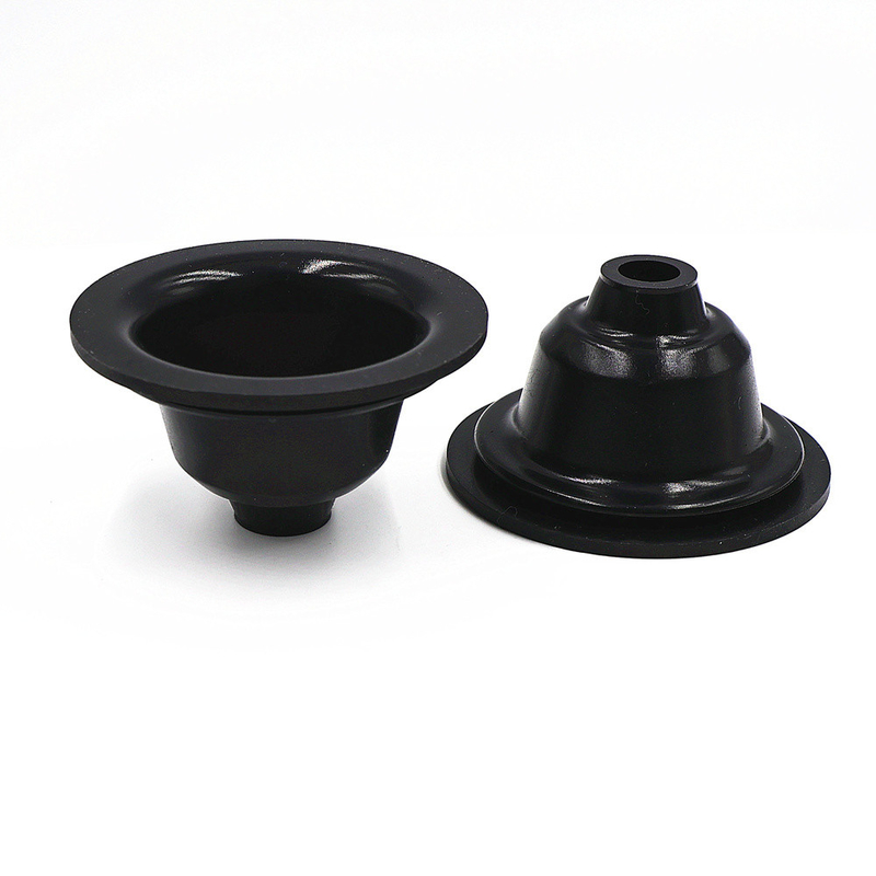 IRHD 30 - 90 Shore A Hardness Dustproof Rubber Seal Black Rubber Boot Seals Customized