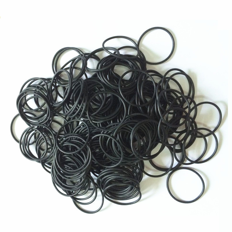 Customizable NBR EPDM FKM NR SBR As568 Flat Rubber O Ring for Excavator Machine Seals