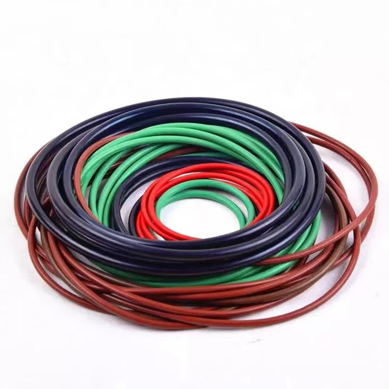 Customizable NBR EPDM FKM NR SBR As568 Flat Rubber O Ring for Excavator Machine Seals