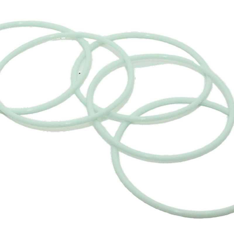 REACH Certified Glow Colored Silicone Rubber O-Rings for Customized Color Seals
