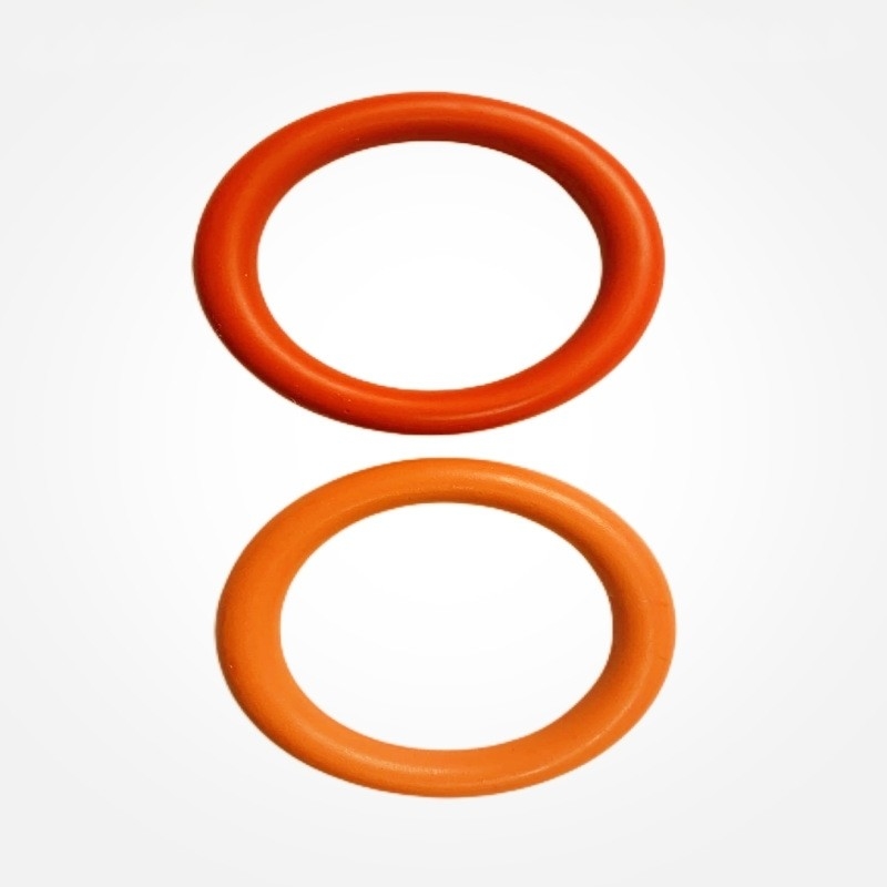 Red Silicone Rubber O-Ring Seal in AS568 PG Standard Size for Industrial Applications