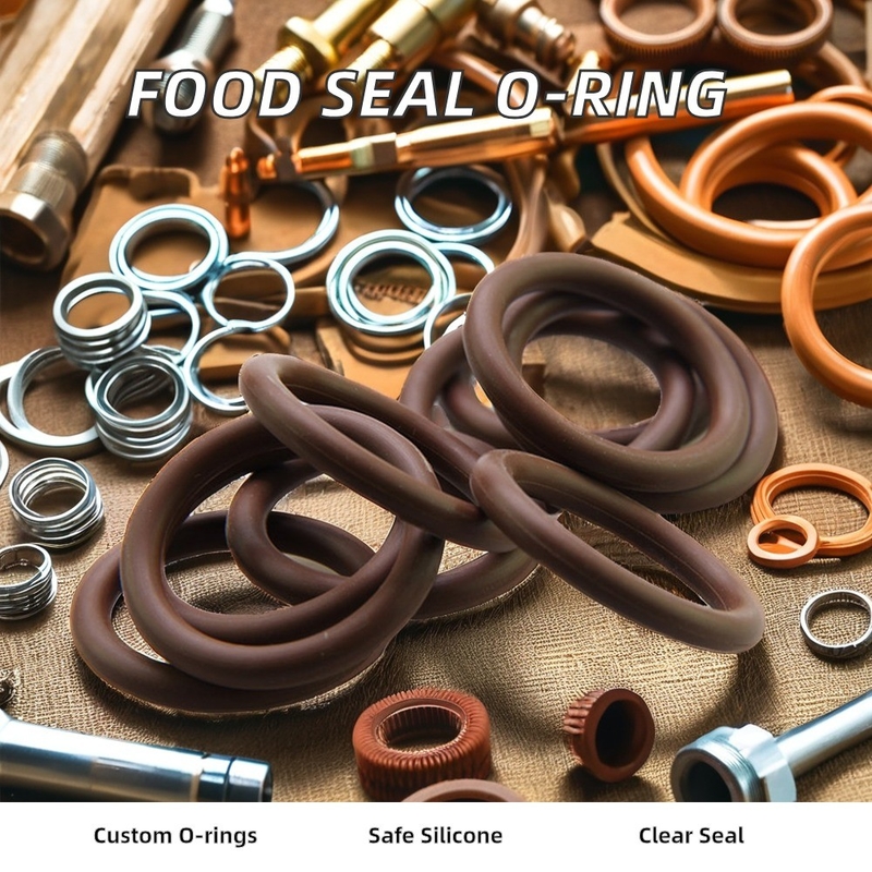 ORK Oil- and Wear-Resistant O-Rings AEM/EPDM/FKM/NBR Rubber Seals for Mechanical Applications