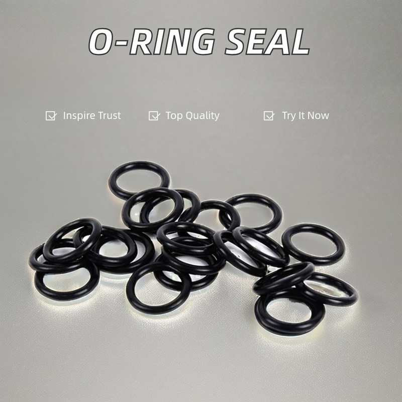 ORK Oil- and Wear-Resistant O-Rings AEM/EPDM/FKM/NBR Rubber Seals for Mechanical Applications