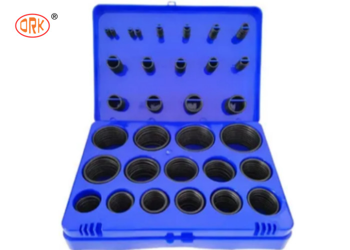 Good Oil Resistance Black NBR 70 Shore A O-Ring Kit Box for Excavator Hydraulic Cylinder