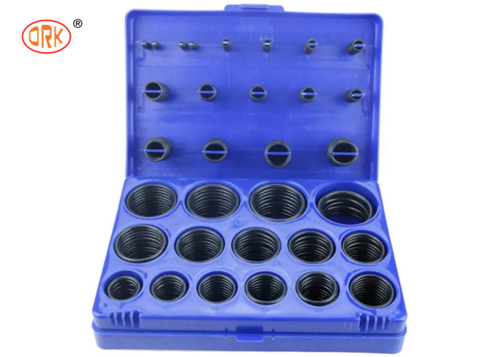 Good Oil Resistance Black NBR 70 Shore A O-Ring Kit Box for Excavator Hydraulic Cylinder