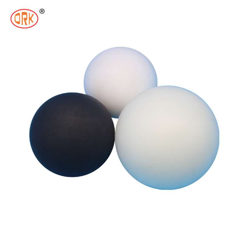 White Custom Non-Standard Good Tensile Strength and Elongation Nitrile Rubber Ball Cutting for Industrial Needs