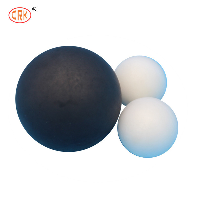 White Custom Non-Standard Good Tensile Strength and Elongation Nitrile Rubber Ball Cutting for Industrial Needs