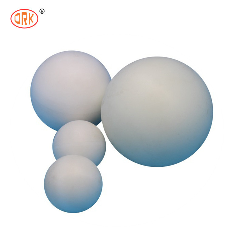 White Custom Non-Standard Good Tensile Strength and Elongation Nitrile Rubber Ball Cutting for Industrial Needs