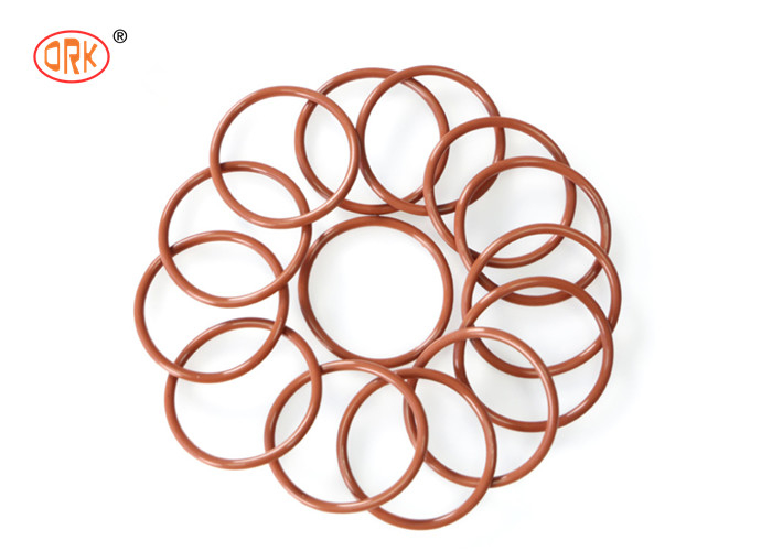 Reddish NBR EPDM FKM Silicone O Ring Gaskets And O Rings For Machine Seal