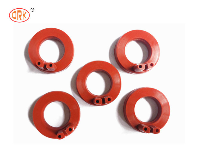 Red Shock-absorbing Silicone Automotive Rubber Gasket Seals O Ring for Vibration Control