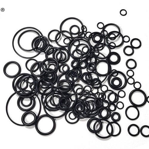 Durable Black Excellent Ozone Resistance FKM Aflas Medical Rubber O-Ring Seals for Sealing Needs