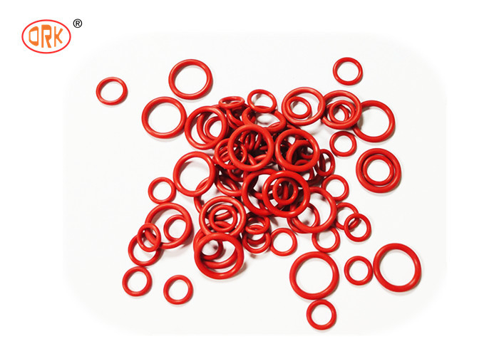 Red High Temperature Resistance AFLAS O Ring Size Seal in OEM Acceptable Colors for Industry Food