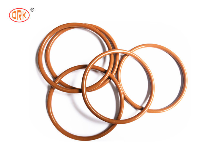 Orange High Temperature Resistance Silicone Standard O-Ring Seals for Medical Equipment