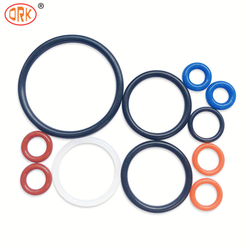 Rohs Compliant Plastic Pipe Rubber Seal Colorful Silicone O Ring Epdm Material FKM NBR