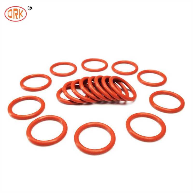 Red Elastomer O Ring EPDM FKM NBR 70 Shore Rubber O Ring Silicone High Seals Custom Size