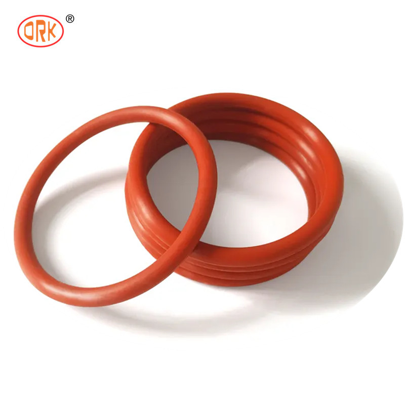 Red Elastomer O Ring EPDM FKM NBR 70 Shore Rubber O Ring Silicone High Seals Custom Size