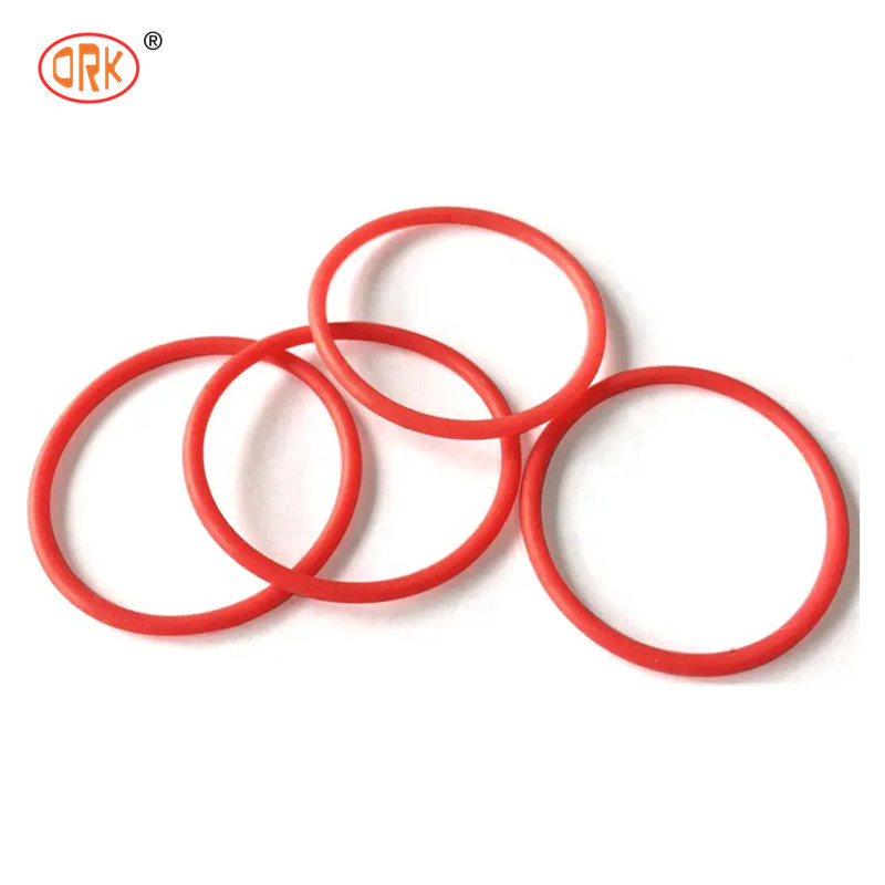 Red Elastomer O Ring EPDM FKM NBR 70 Shore Rubber O Ring Silicone High Seals Custom Size