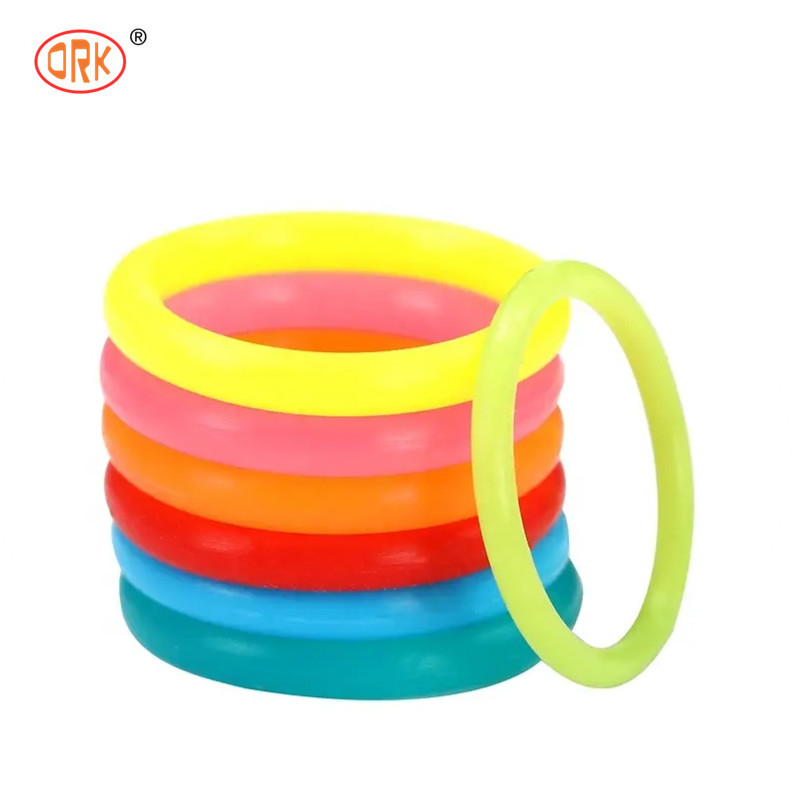 Silicone Elastomer Semiconductor Seals Electrical Insulation Colored Silicone O Rings Seal