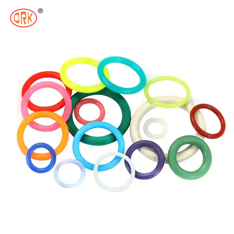 Silicone Elastomer Semiconductor Seals Electrical Insulation Colored Silicone O Rings Seal