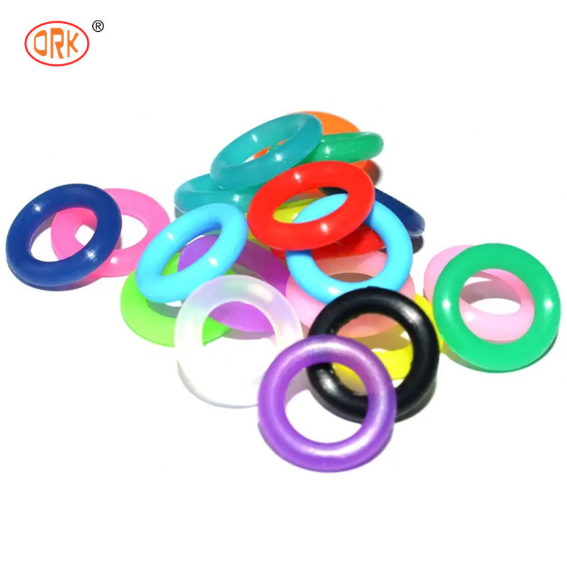 Silicone Elastomer Semiconductor Seals Electrical Insulation Colored Silicone O Rings Seal