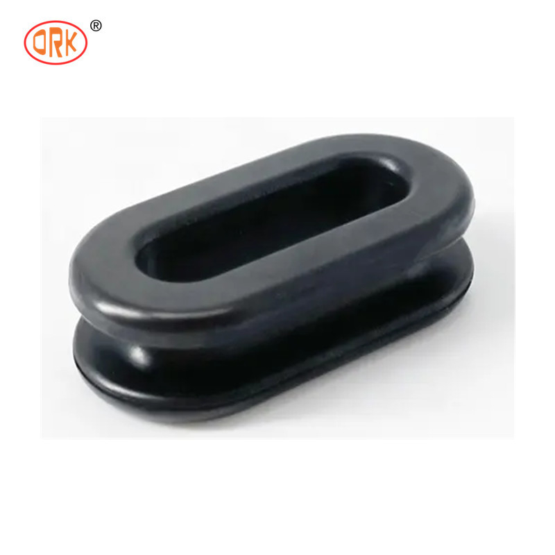 Black CR Automotive Rubber Seals Neoprene Grommet Rubber Seals For Connector Wire Harness