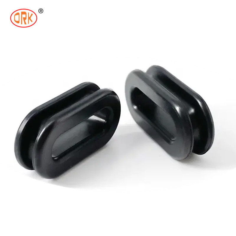 Black CR Automotive Rubber Seals Neoprene Grommet Rubber Seals For Connector Wire Harness